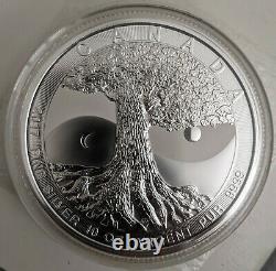Canada the Great CTG 2017 $50 Tree of Life 10 oz t 0.9999 Silver in Mint Capsule