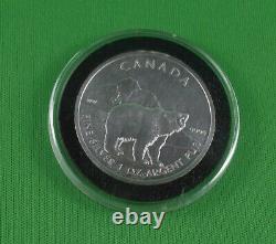 Canadian Wildlife Series Coins Wolf Grizzly Bison Moose Antelope