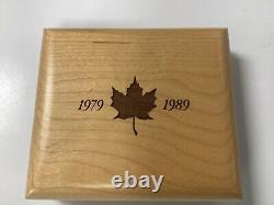 Commemorative 1979 1989 1 Oz Canadian Maple Leaf 5 dollar Silver Coin Proof BU