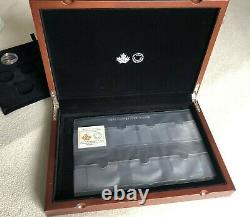 Deluxe Royal Canadian Mint Display Case (with 13 slots) + 2017 1/2 oz. Silver coin