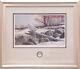 Doug Laird Snowy Owl Limited Edition And Royal Canadian Mint Coin Framed
