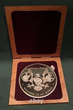ELVIS PRESLEY Welcome To My World Commemorative 10 Oz Fine Silver Coin 1991