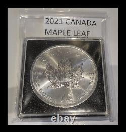 FINE SILVER COIN 2021 Canada Maple Leaf 1 Oz. 9999 BU