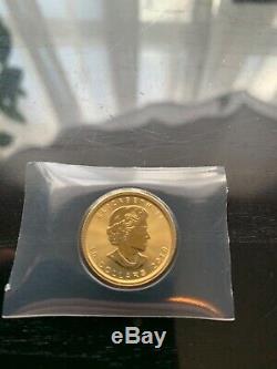 Gold 1/4 Oz Canadian Maple Leaf Coin 2019