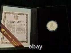 Goldmünze 100 Kanada Doller The Royal Canadian Mint 16,7 Gramm polierte Platte