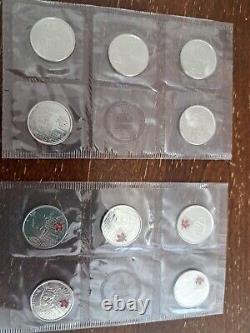 Lot Of Various Sealed Circulation Coins Canada. Royal Canadian Mint