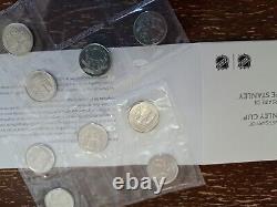 Lot Of Various Sealed Circulation Coins Canada. Royal Canadian Mint