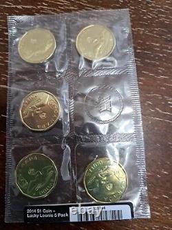 Lot Of Various Sealed Circulation Coins Canada. Royal Canadian Mint