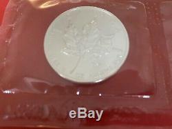 Lot of 10 Canadian Silver Maple Leaf 1 oz Bullion Coins. 9999 Pure Silver, RCM