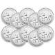 Lot Of 10 X 1.5 Oz 2014 Canadian Arctic Fox Silver Coin