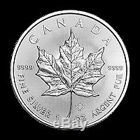Lot of 10 x 1 oz 2019 Canadian Maple Leaf Silver Coin
