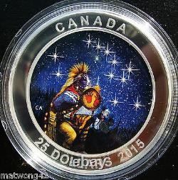 NEW 2014 $25 Fine Silver Coin 1 oz GLOW IN THE DARK STARS, The Quest Coin