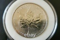 ONE 2009 Palladium Canadian Maple Leaf in Capsule 1oz. 9995 Royal Canadian Mint