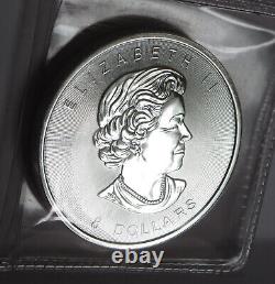 Queen Elizabeth 1.25 Troy Oz. 9999 Fine Silver 2015, Bison Buffalo, Rcm Canada