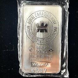 RCM 10 oz Silver Bar Royal Canadian Mint. 9999 Fine Silver Bullion (SEALED)