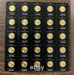 RCM Maplegram $. 50. 1 Gram Pure. 9999 Gold Maple Leaf Coin. Sealed in Assay