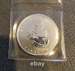 Rare Limited Mintage Canadian Maple Leaf Fine Silver 3 Coin Lot BU