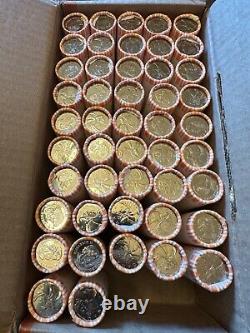 Roll Of Brand New Uncirculated Canadian Quarters From Royal Canadian Mint 2022