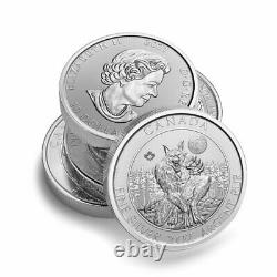 Roll of 14 2021 Canada Creatures of the North Werewolf 2 oz Silver $10