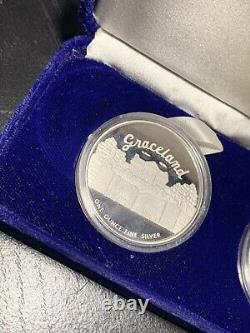 Royal Canadian Mint Elvis Presley Graceland 1oz Silver Coin Set