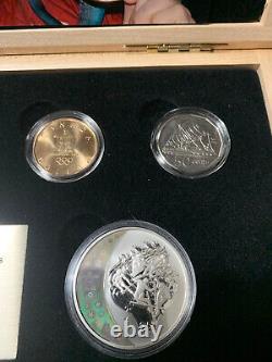 Royal Canadian Mint Employee 2010 Vancouver Olympics Coin Set with Jon Montgomery