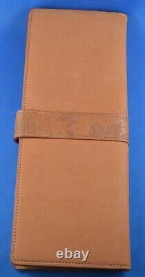 Royal Canadian Mint Hand Made Leather Coin Portfolio Holds 24 -1 Oz Silver