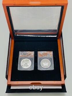 Royal Canadian Mint Pride of Two Nations Set (2) 2019 ANACS Graded RP70 & PR70