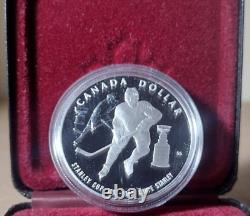 Royal Canadian Mint Silver dollar 1993 Stanley Cup 1893-1993