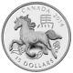 Scarce 2014 Canadian Year Of The Horse Filigree 1 Oz. 999 Silver Proof Coin Box