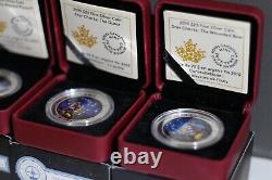 SET OF 4 Star Charts (2015). 9999 Silver Coins (Royal Canadian Mint)