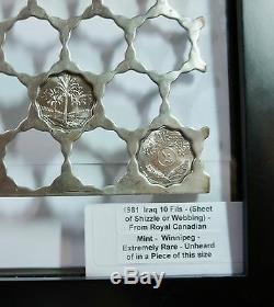 Scalloped Webbing 84 holes Huge Rare Royal Canadian Mint
