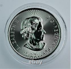 Scarce 2020 2 oz. 9999 silver Canadian Twin Maple Leaf coin BU in capsule