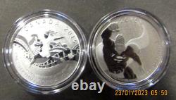 Set of 10- Canadian $20 for $20 fine silver coin set