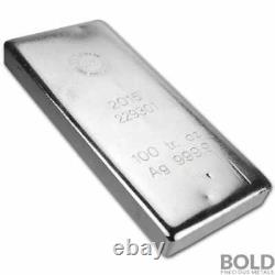 Silver 100 oz RCM Bar