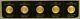 Strip Of (5) 2021 Canada 1 Gram. 9999 Gold Maple Leaf Coins From Maplegram Sheet