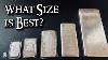 The Best Silver Bar Size For Silver Stacking Or Silver Investing
