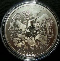 Towering Forest Canada $200 Pure Silver Coin 2014 2.2 OZ