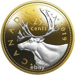 Twenty Five Cent Big Coin Series 2019 Canada Pure Silver Coin RCM
