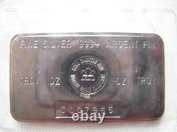 Vintage 1 oz Silver Bar Royal Canadian Mint (RCM) Mint Sealed Serial C