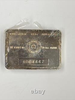 Vintage Royal Canadian Mint (RCM) 10 oz 999+ Silver Bars. A Series