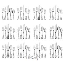 Wallace Hotel Luxe 18/10 Stainless Steel 77pc. Flatware Set (Service for Twelve)
