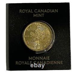 1 Gram Pièce D’or De La Monnaie Royale Canadienne