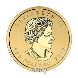 1 Oz 2015 Appel De La Série Sauvage Grognement Cougar Gold Coin
