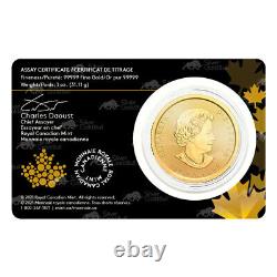 1 Oz 2021 Monnaie Royale Canadienne 99999 Klondike Gold Rush Gold Coin