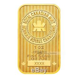 1 Oz Monnaie Royale Canadienne New Style Gold Bar
