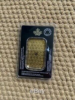 1 Unze Royale Gold Bar Canadian Mint Etanche (hardfind Au Moment. Sold Out!)