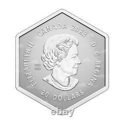 1 oz 2023 Pièce en Forme de Flocon de Neige de la Monnaie Royale Canadienne