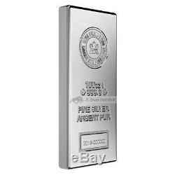 100 Oz Monnaie Royale Canadienne New Style Silver Bar
