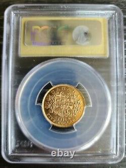 1912 Pcgs Ms64+ Canada 5 $ Royal Canadian Gold Hoard Gold