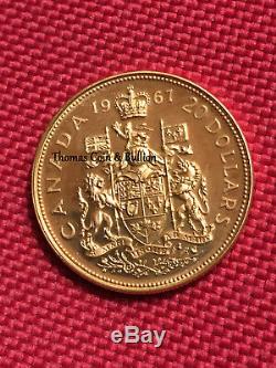 1967 Canada $ 20 Golds Confédération Piece B / U Spécimen Capsule. 5287 Agw